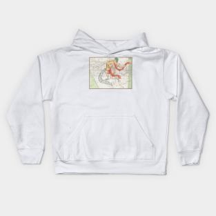 Aquarius Astrological Art Kids Hoodie